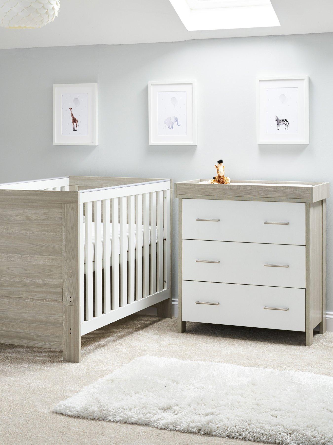 undefined Nika 2 Piece Room Set - Grey Wash/White
