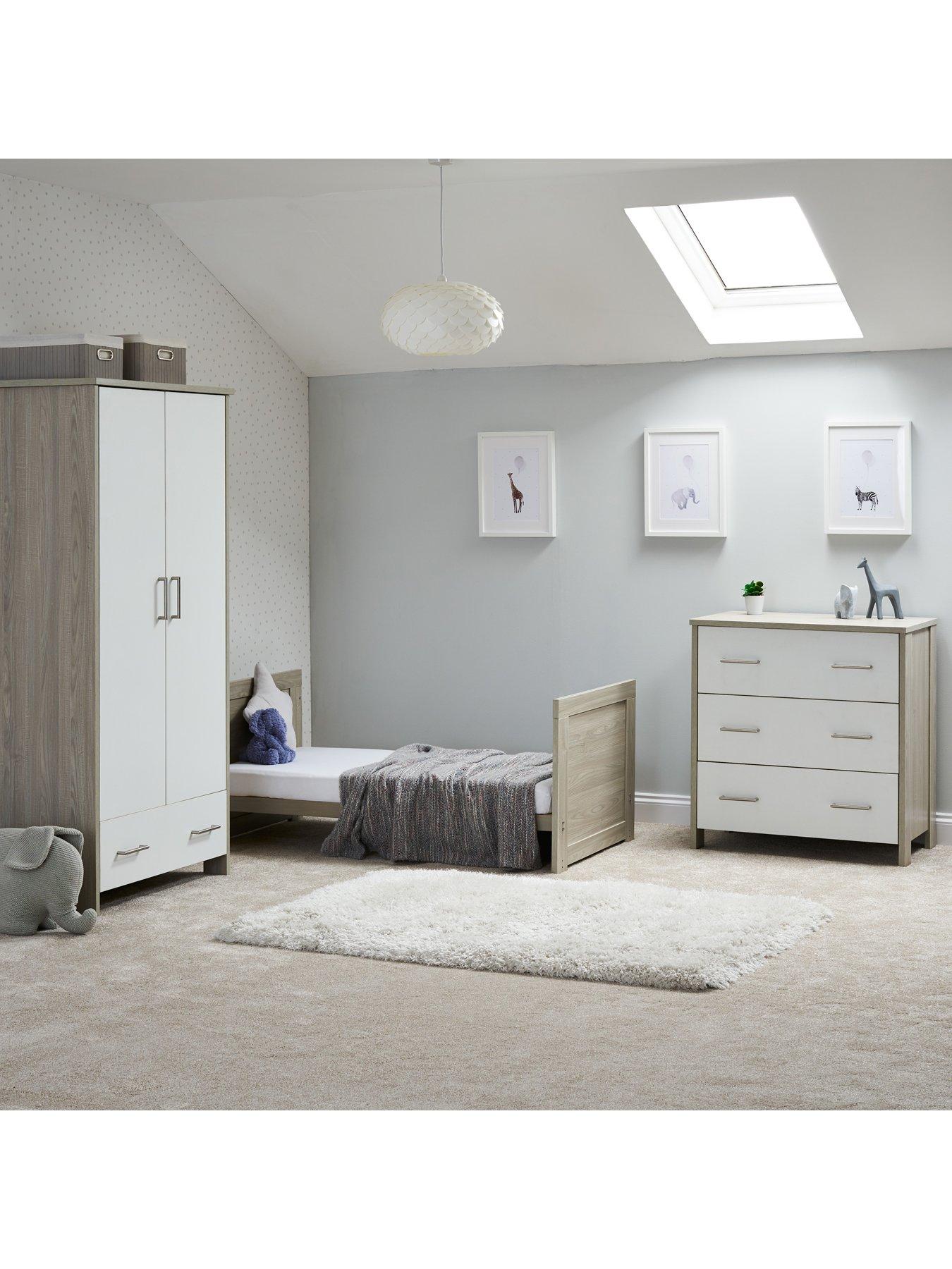 Obaby Nika 3 Piece Room Set - Grey Wash Winstanleys