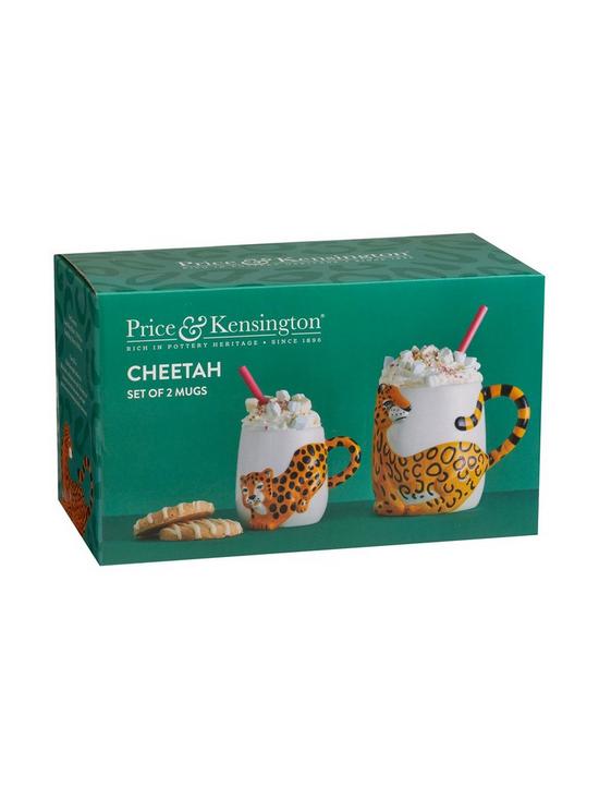 stillFront image of price-kensington-parent-child-set-of-2-cheetah-mugs