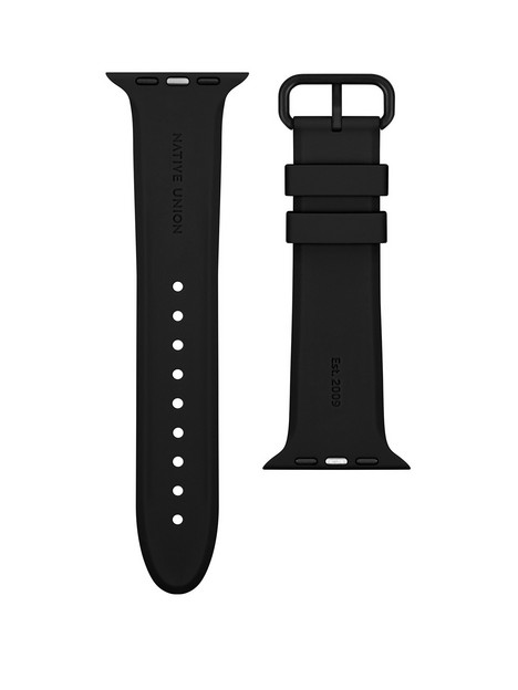 native-union-silicone-apple-watch-strap-44mm-black