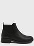  image of new-look-915-girls-black-round-toe-chelsea-boots
