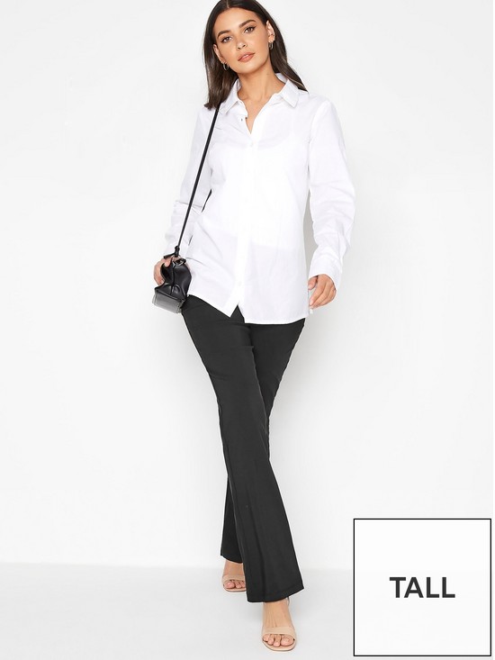 back image of long-tall-sally-bi-stretch-bootcut-trouser-36-black