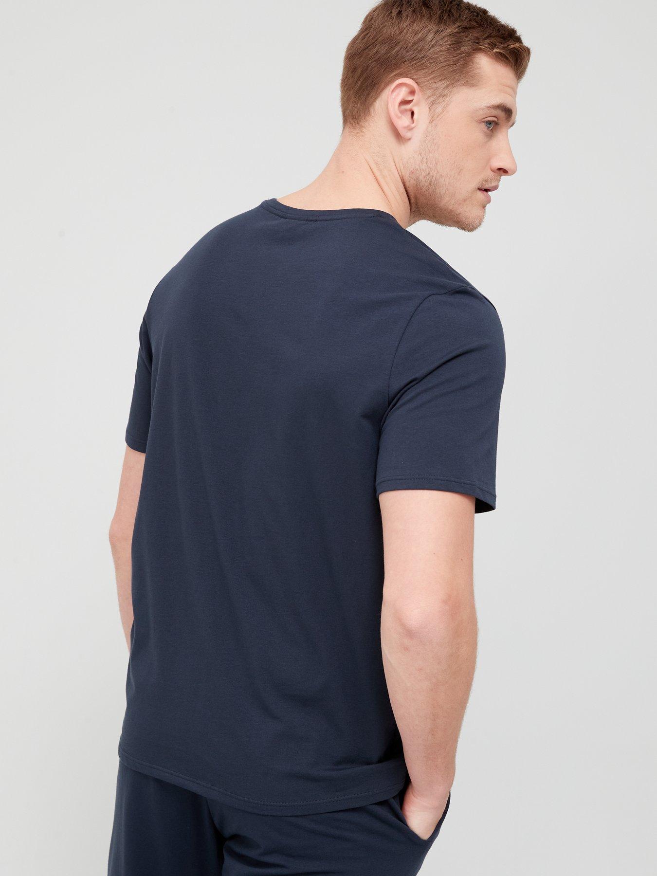 Men Bodywear Identity Lounge T-Shirt - Navy
