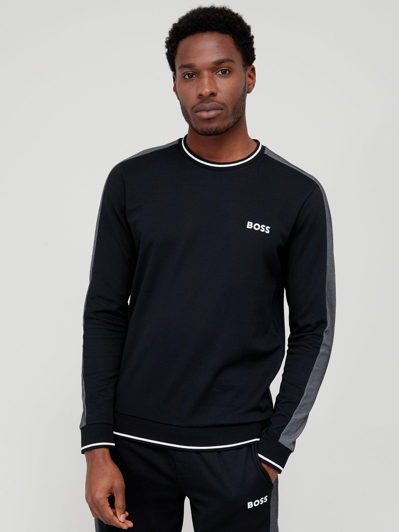Men Bodywear Tracksuit Lounge Sweatshirt - Black