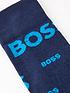  image of boss-bodywear-2-pack-all-all-over-logo-socks-blue