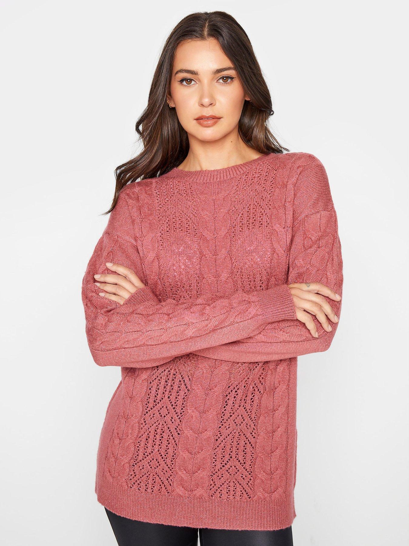 rose pink jumper womens