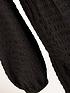  image of michelle-keegan-textured-jersey-swing-dress-black