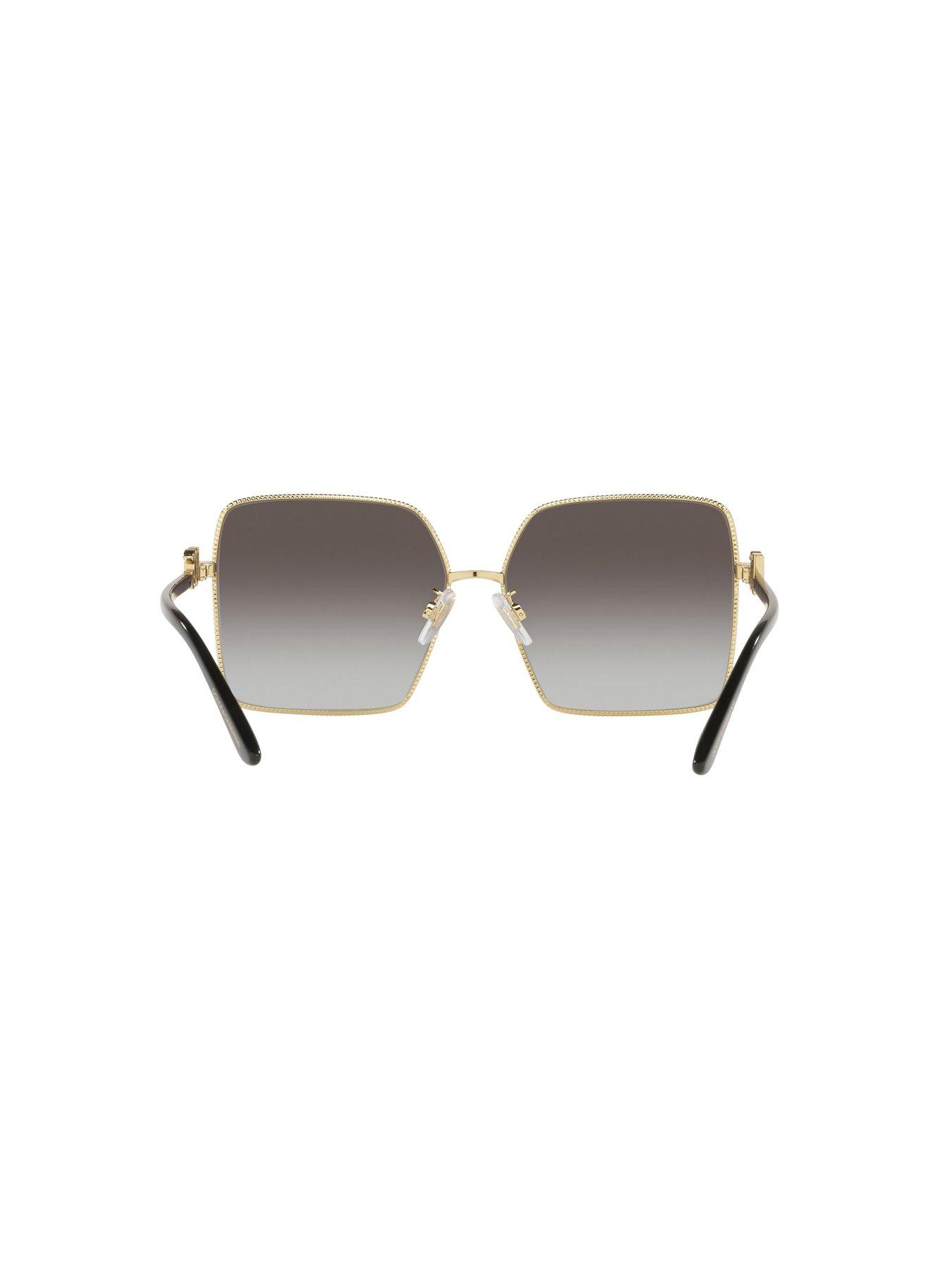 Image 4 of 4 of Dolce & Gabbana Square Sunglasses - Gold