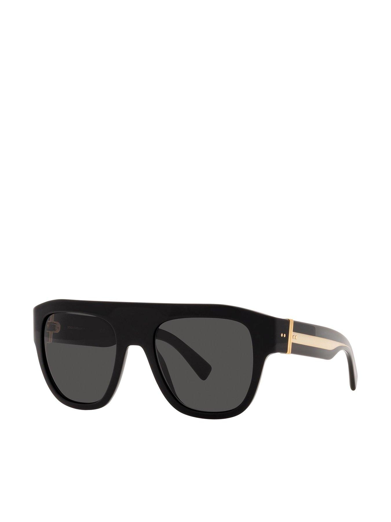 Dolce & Gabbana Pilot Sunglasses - Black 