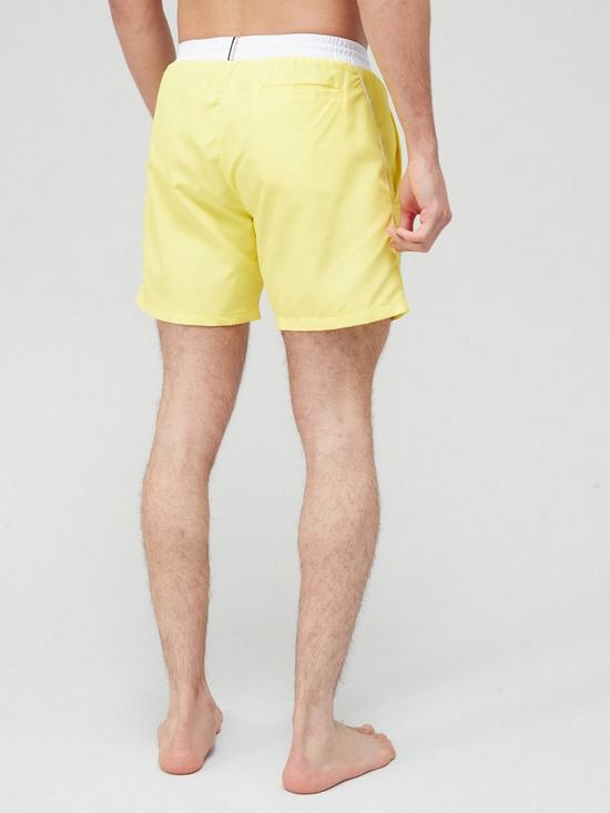 BOSS Starfish Swim Shorts - Yellow | very.co.uk