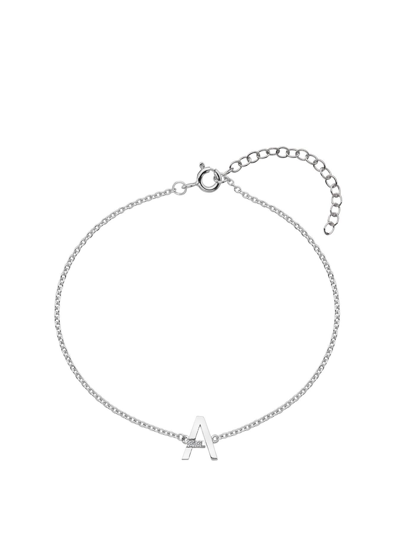 Hot Diamonds Diamond Letter A Bracelet