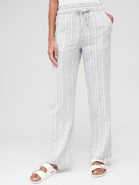 v-by-very-linen-mix-trouser-whitestripenbsp