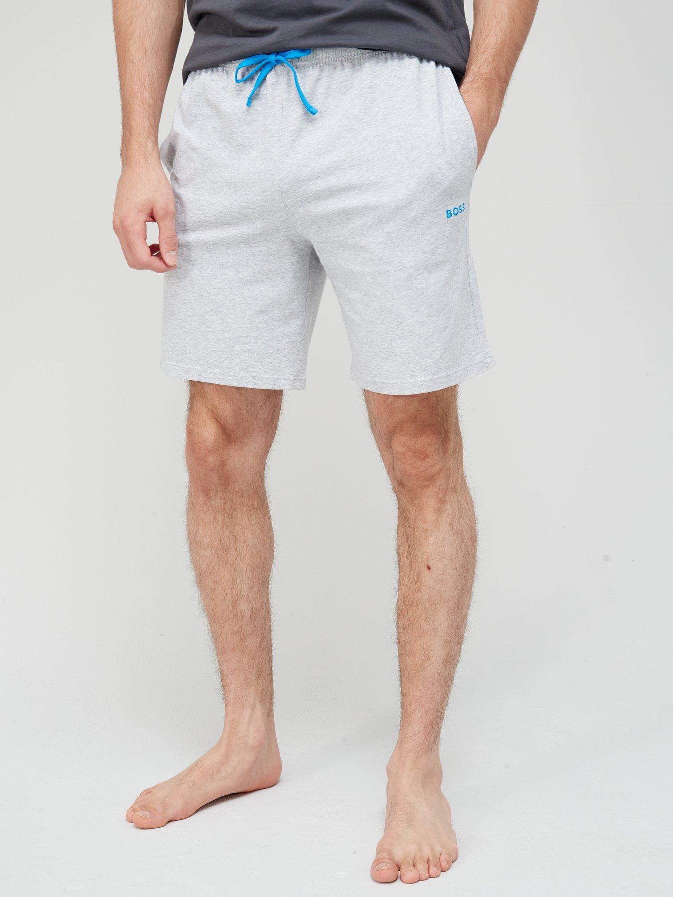 Men Bodywear Mix And Match Lounge Shorts - Light Grey Marl