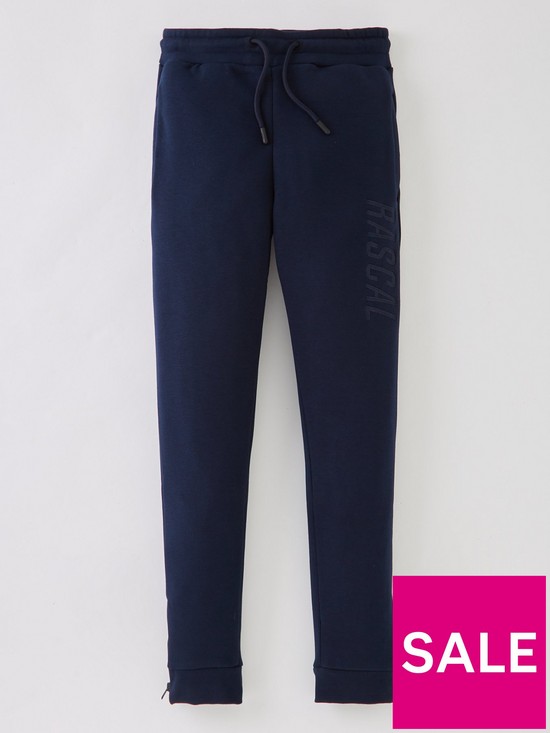 front image of rascal-vortex-pant-navy