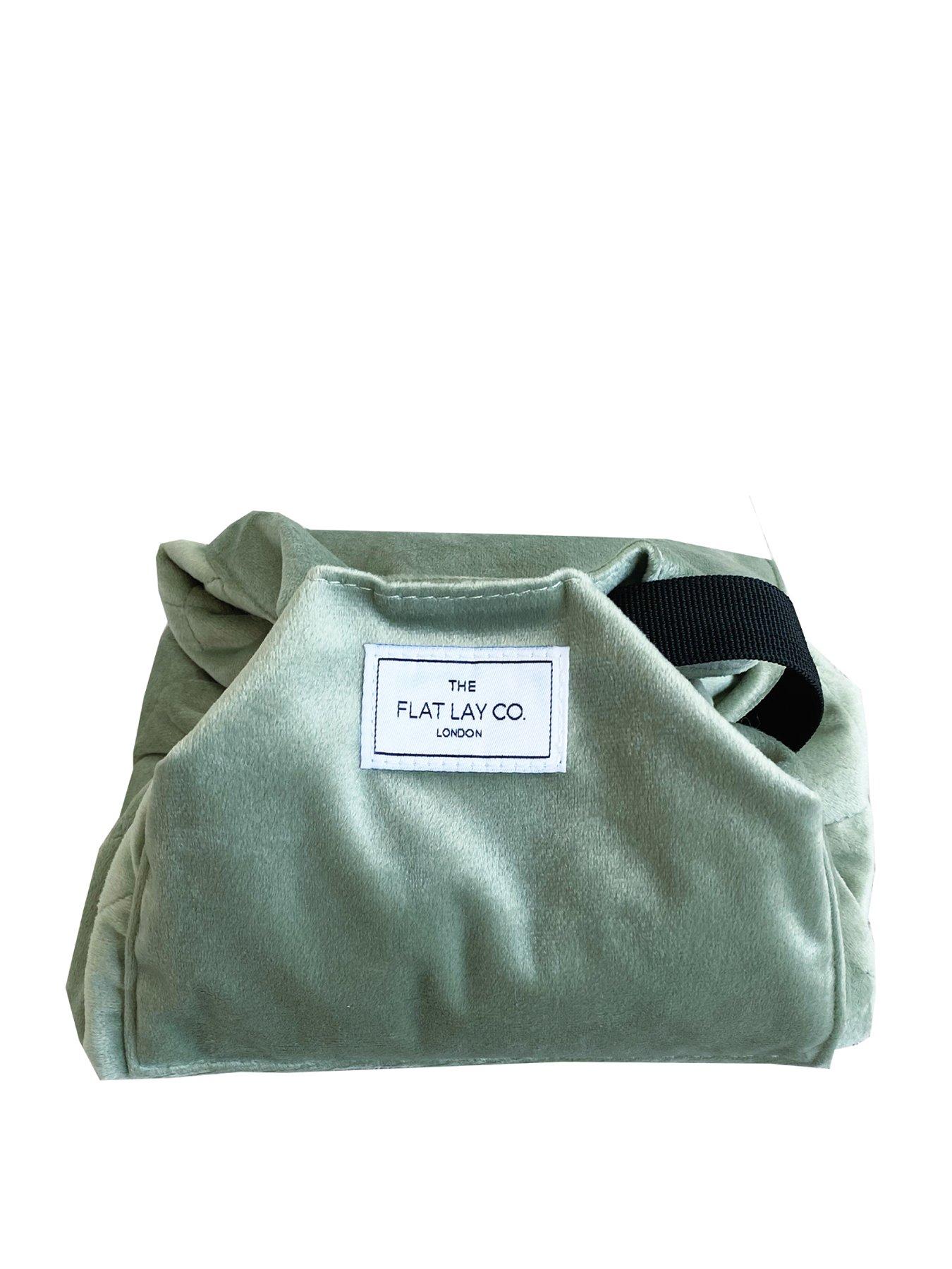 Green velvet clearance makeup bag