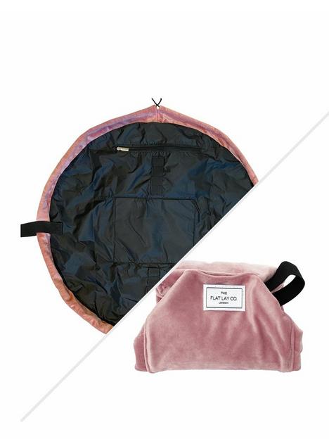 the-flat-lay-co-pink-velvet-open-flat-makeup-bag