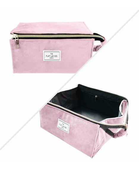the-flat-lay-co-pink-velvet-open-flat-makeup-box