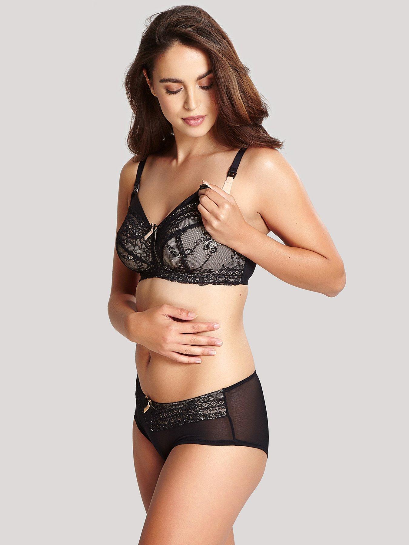 undefined Sophie Maternity Bra - Black/Nude