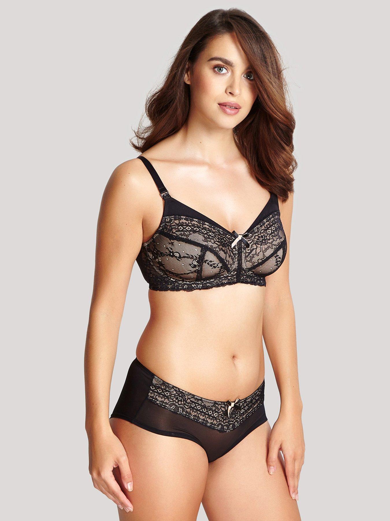 Panache Sophie Maternity Bra - Black/Nude