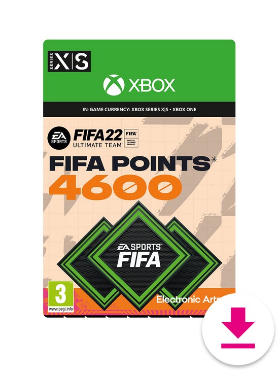 front image of xbox-fut-22-4600-fifa-points