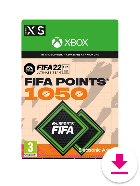 front image of xbox-fut-22-1050-fifa-points