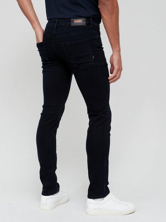 stillFront image of boss-delaware-slim-fit-jeans-dark-blue