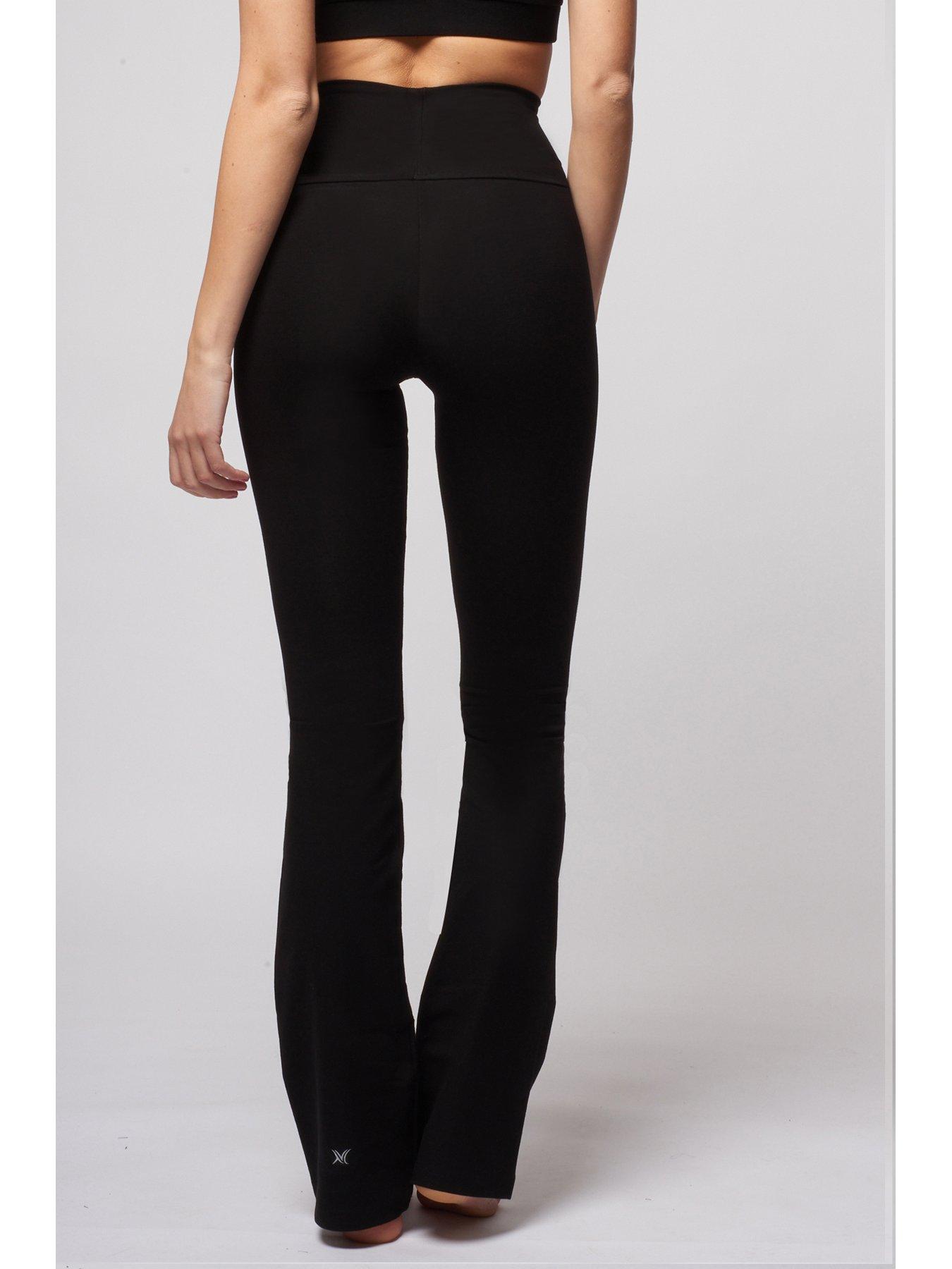 Black bootleg hot sale leggings