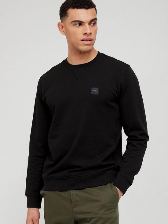 BOSS Westart Sweatshirt - Black | very.co.uk