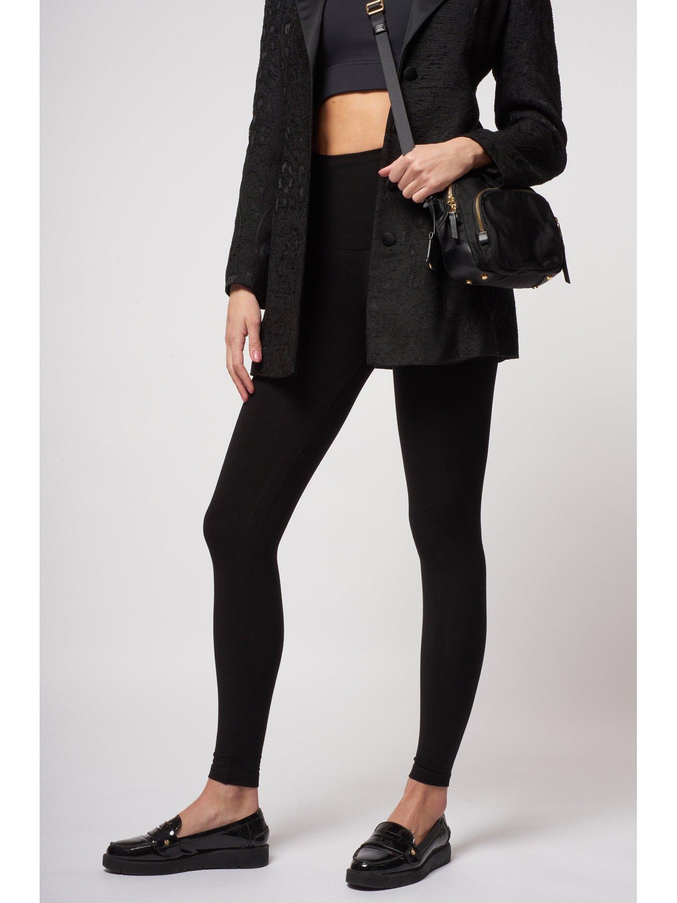 Image 3 of 4 of TLC Sport Performance Tummy Control Extra Strong Compression Full Length Legging - Black