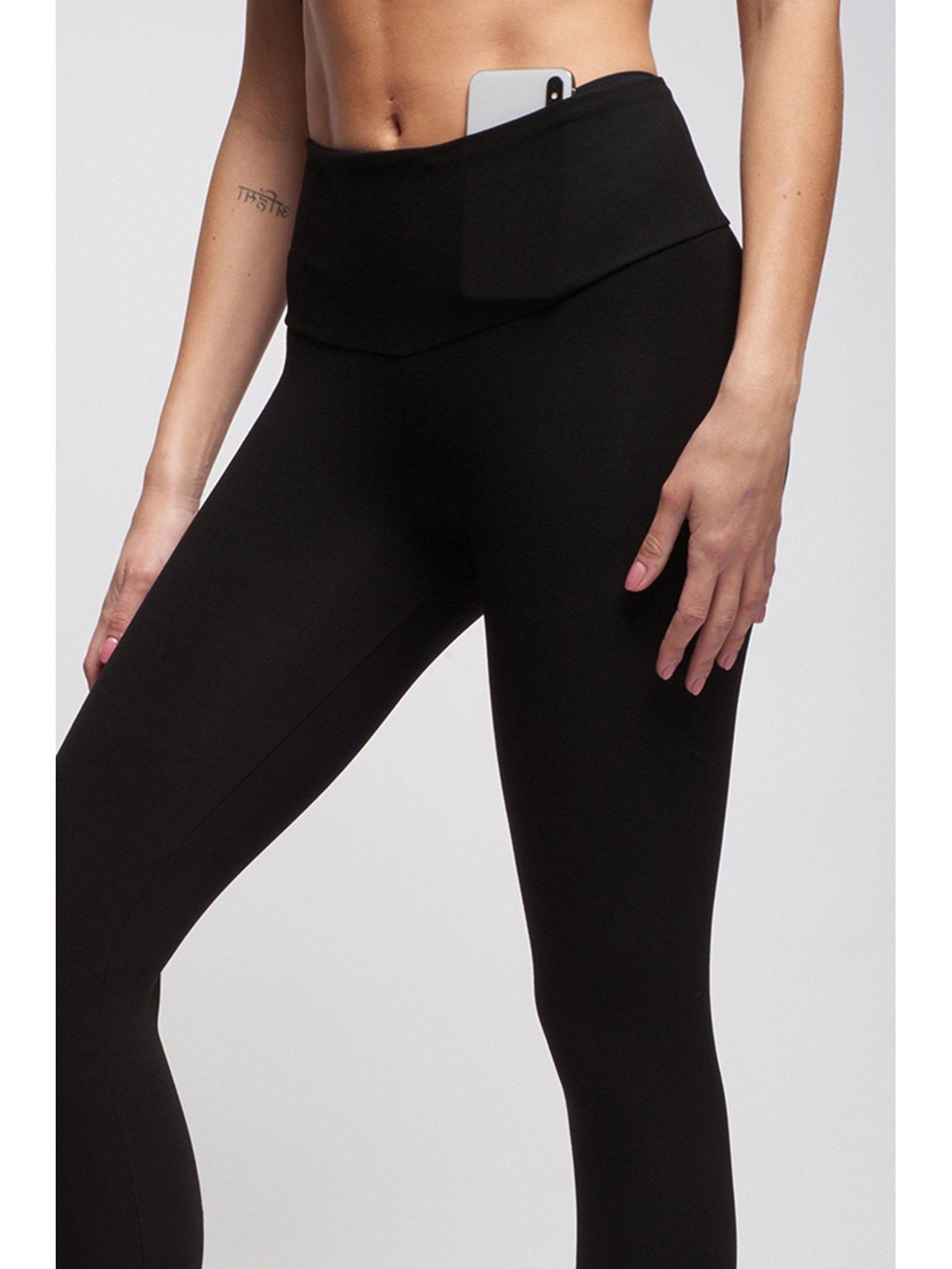 Image 4 of 4 of TLC Sport Performance Tummy Control Extra Strong Compression Full Length Legging - Black