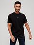  image of boss-tchup-relaxed-fit-centre-logo-t-shirt-black