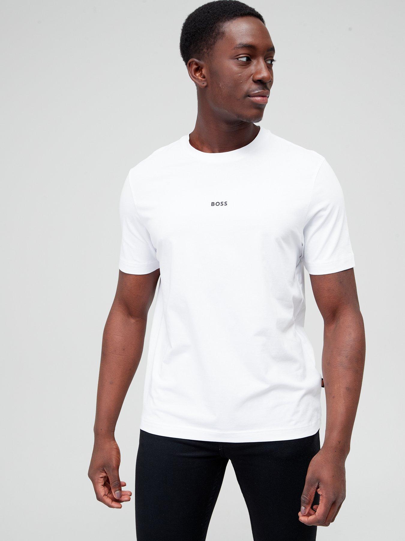 BOSS Tchup Relaxed Fit T-shirt-White | very.co.uk