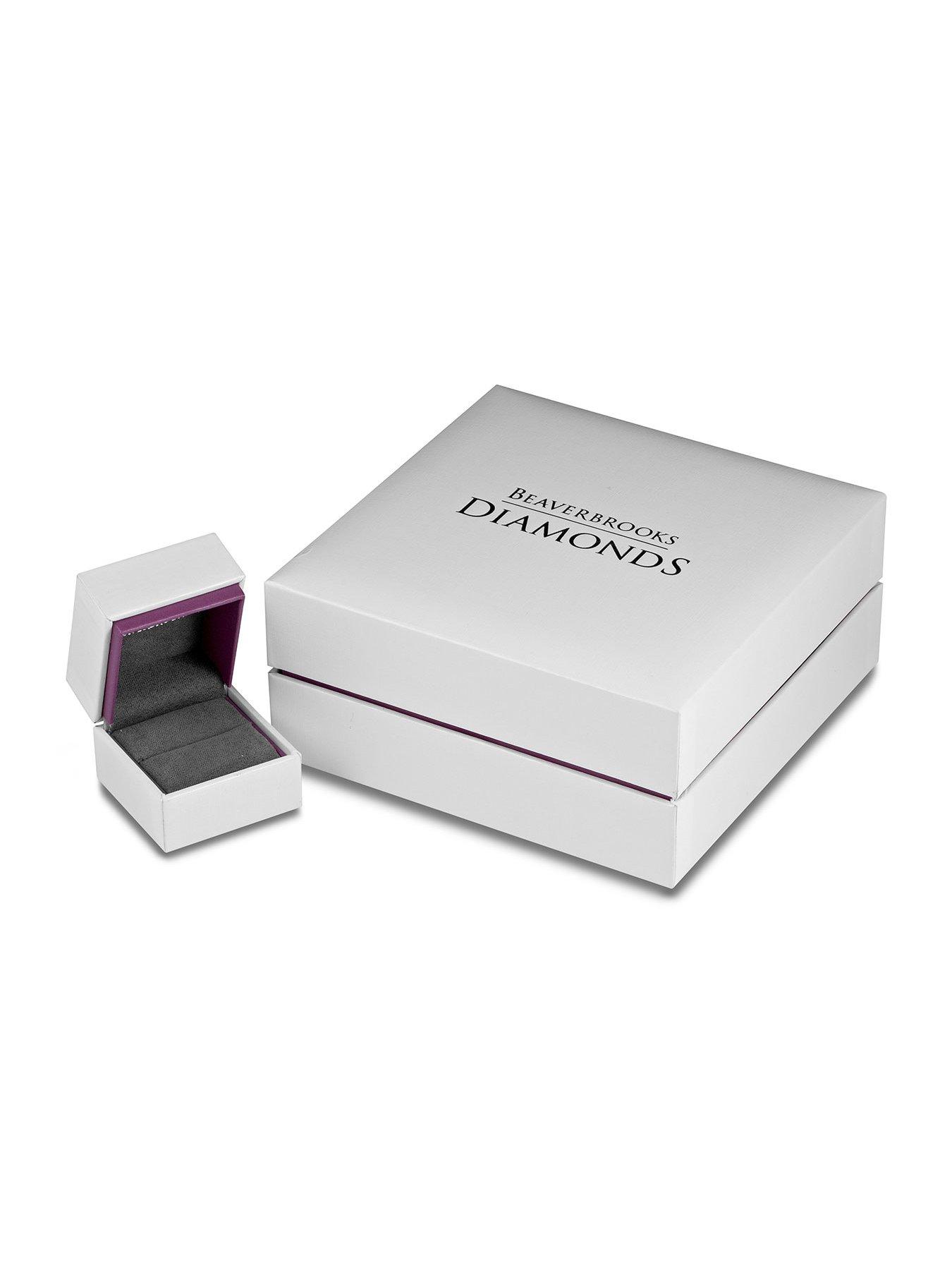 Image 3 of 4 of Beaverbrooks Entwine Platinum Diamond Twist Wedding Ring