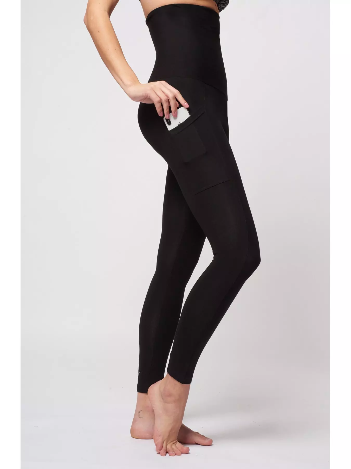Buy TLC Sport, Gym Leggings wth Pockets with Tummy Control, Extra Strong  Compression, Buttery Soft Fabric