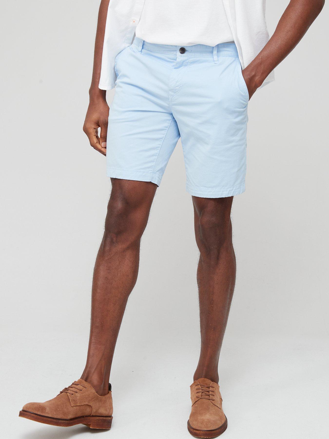 Men Schino Slim Chino Shorts - Open Blue