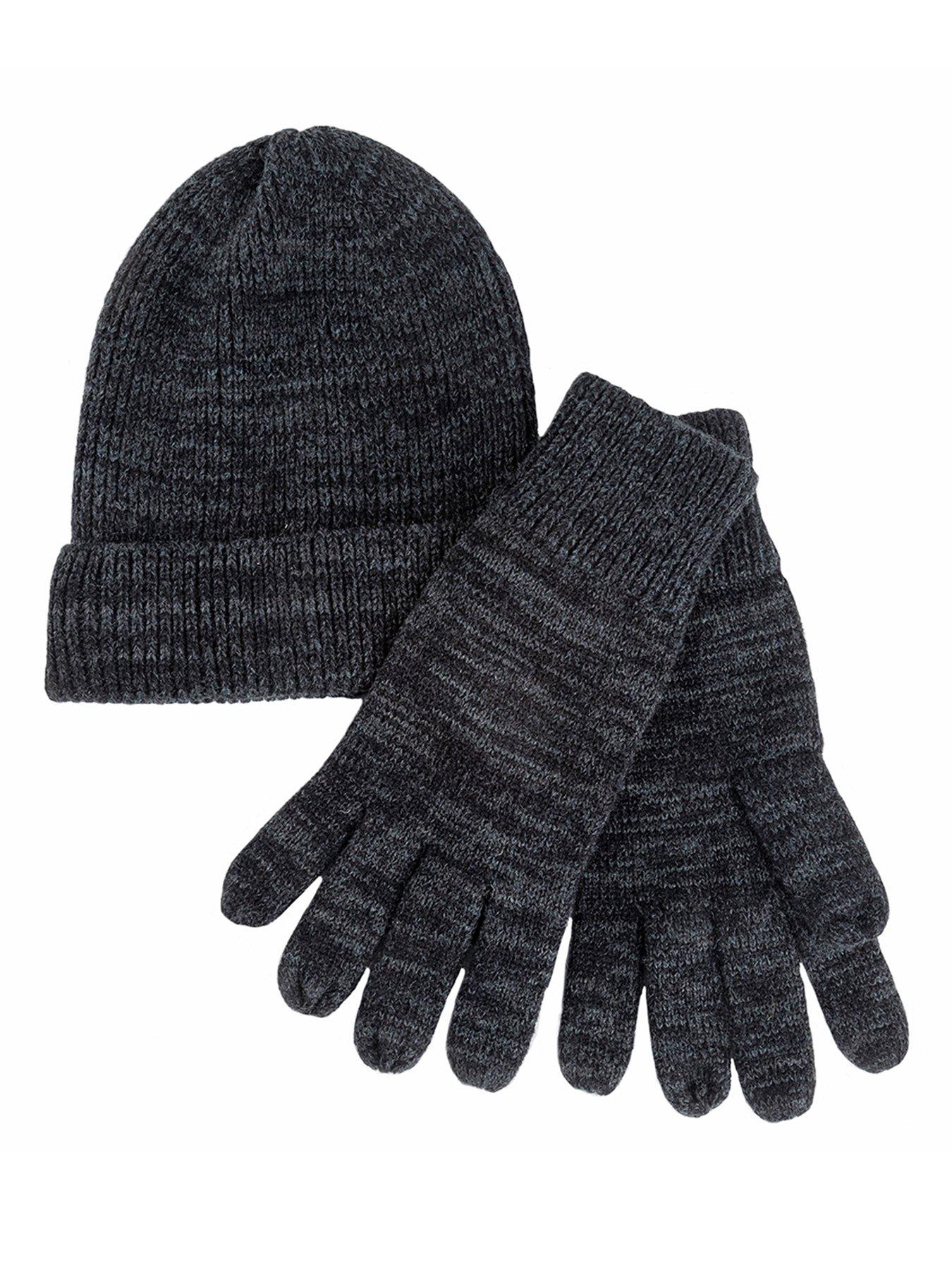 TOTES Hat And Glove Set - Navy | very.co.uk