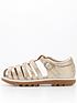  image of v-by-very-younger-girls-closed-toe-sandals-metallicnbsp