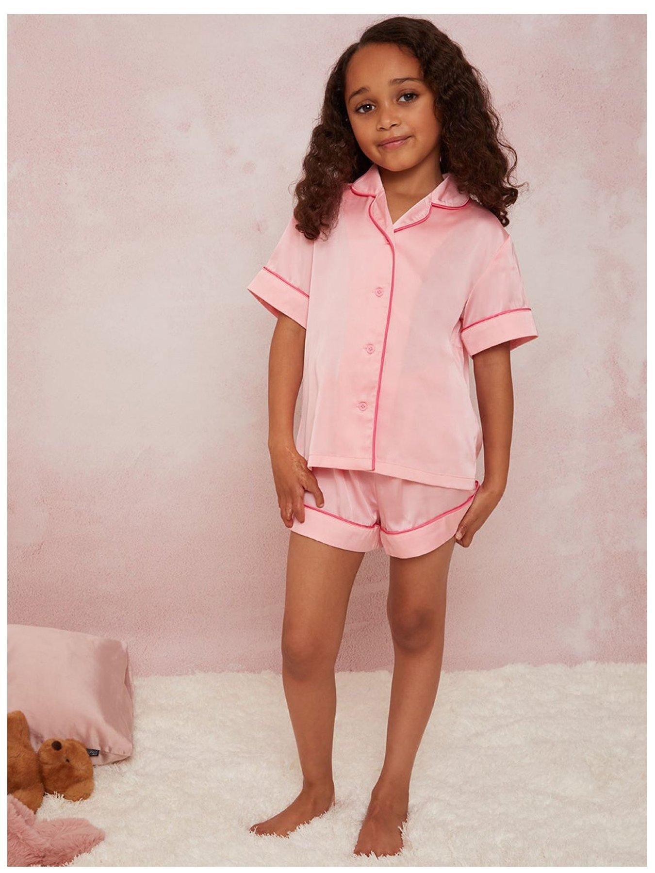  Girls Pyjama Short Set - Pink