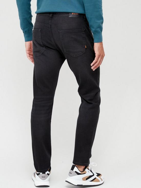 BOSS Taber Taper Fit Jeans - Black | very.co.uk