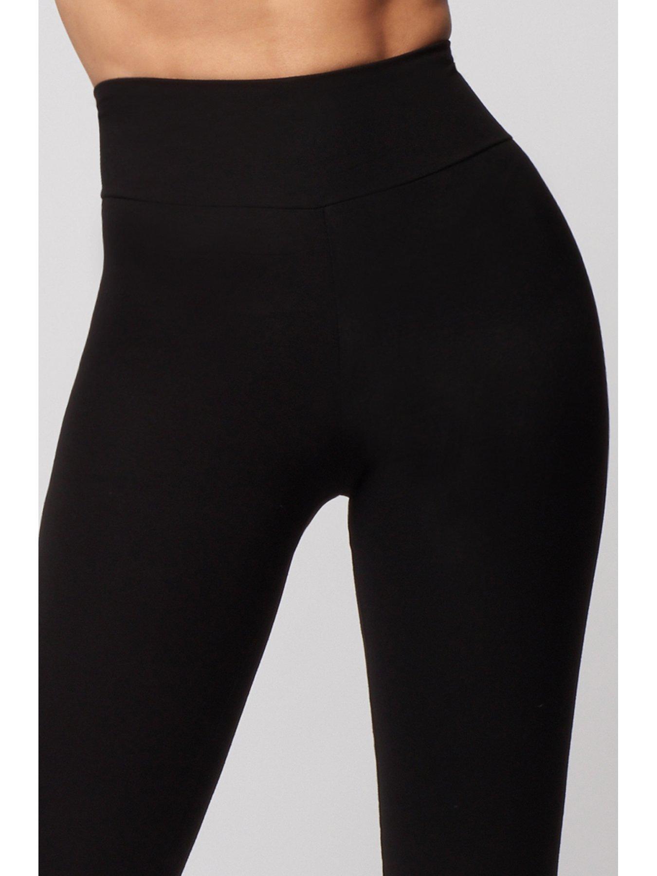 Image 4 of 4 of TLC Sport Performance Medium Compression Slim Fit Bootleg Legging - Black