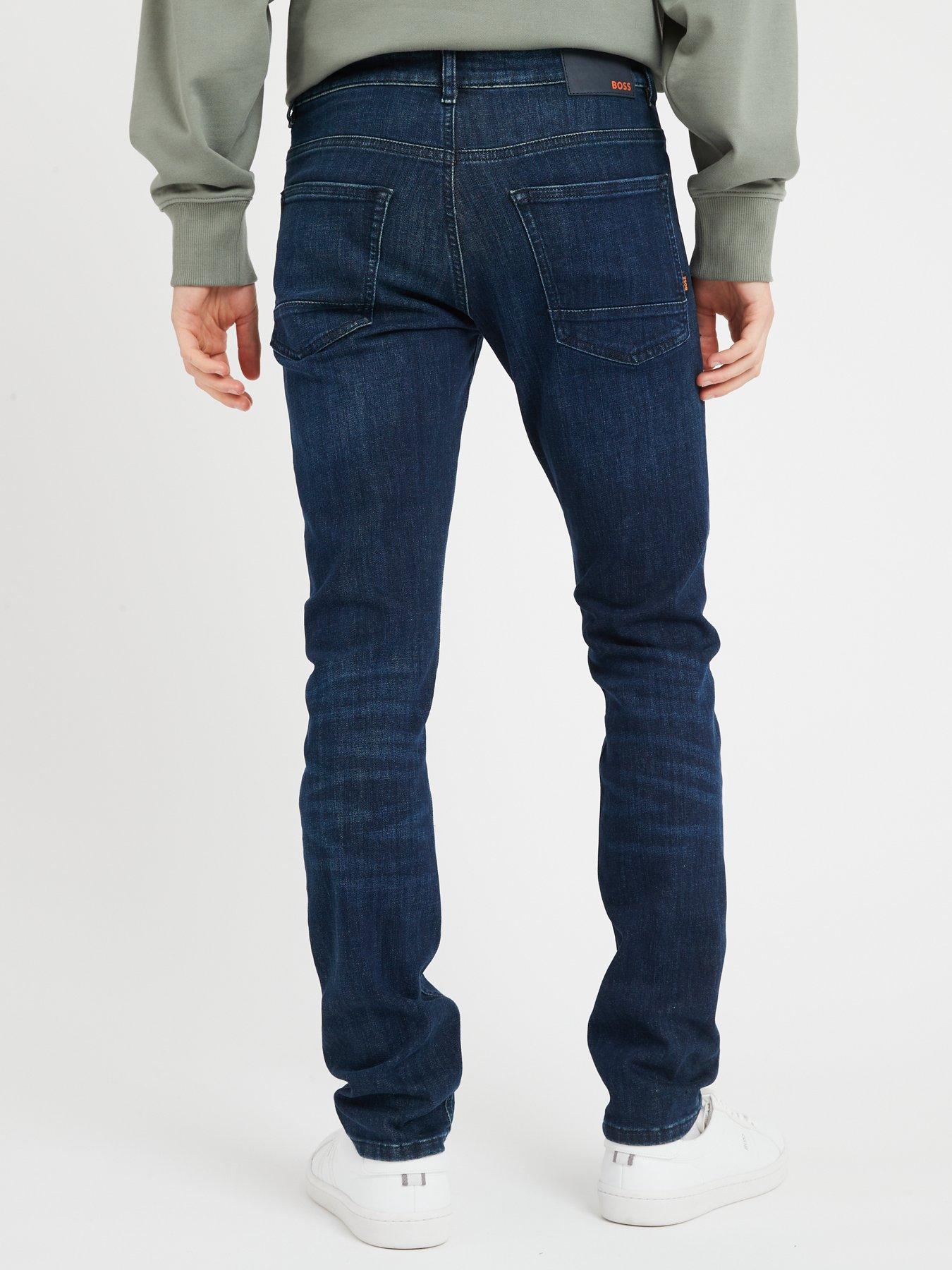 Image 2 of 4 of BOSS Delaware Slim Fit Jeans - Dark Blue&nbsp;