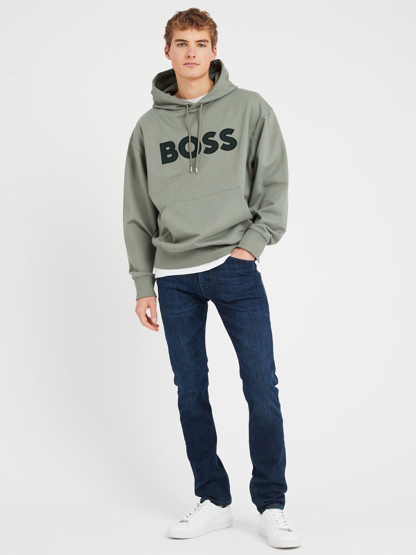 Image 3 of 4 of BOSS Delaware Slim Fit Jeans - Dark Blue&nbsp;