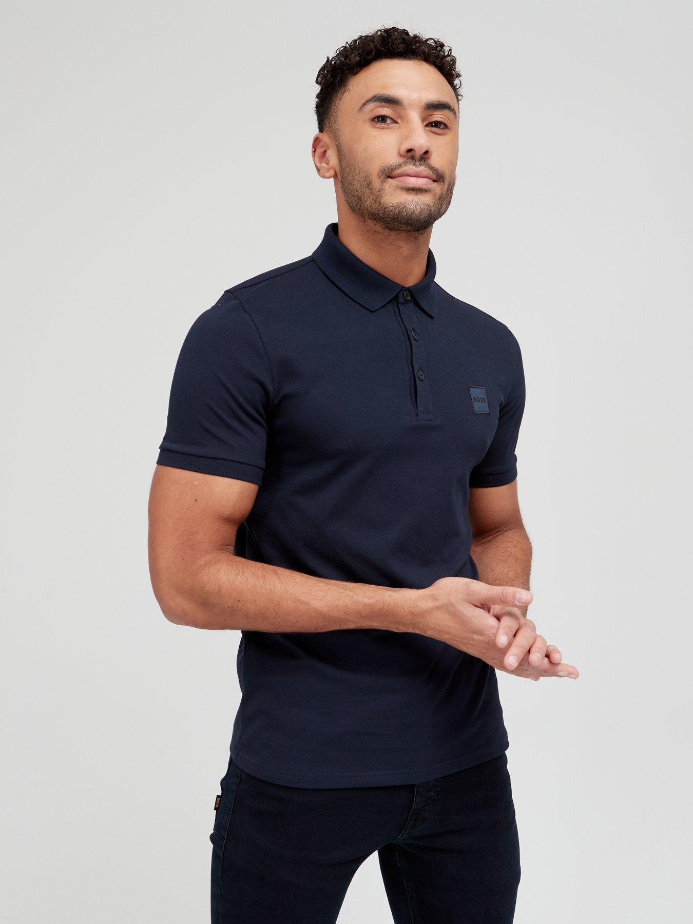 BOSS Passenger Slim Fit Polo Shirt Dark Blue very