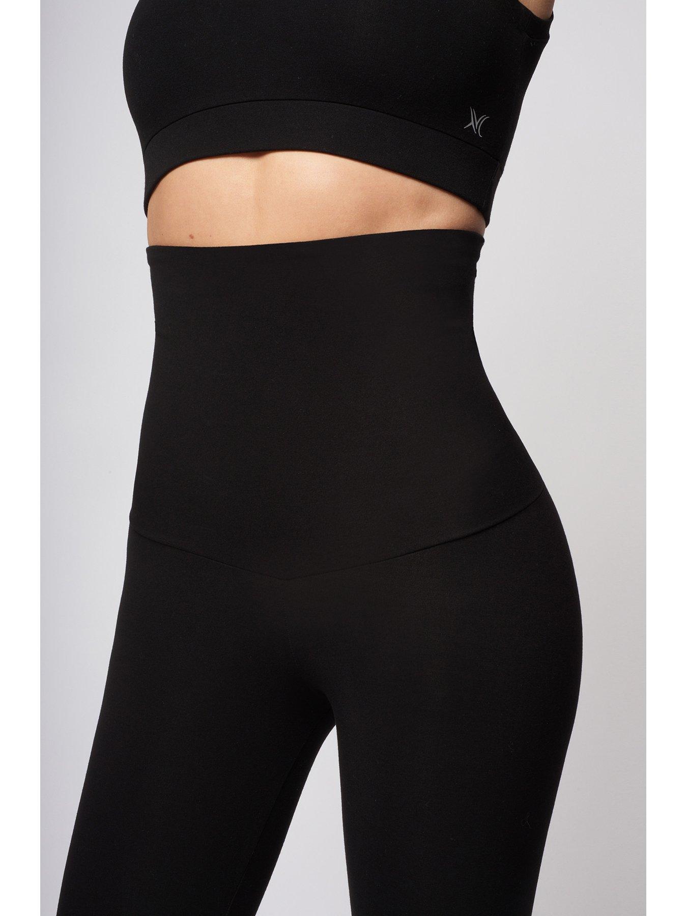 Image 4 of 4 of TLC Sport Performance High Tummy Control Extra Strong Compression Bootleg Legging - Black