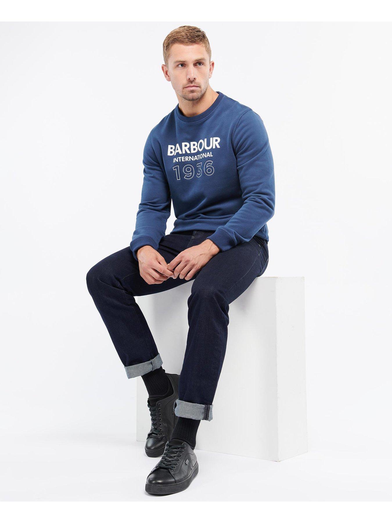  Barbour International Charge Chest Logo Sweat