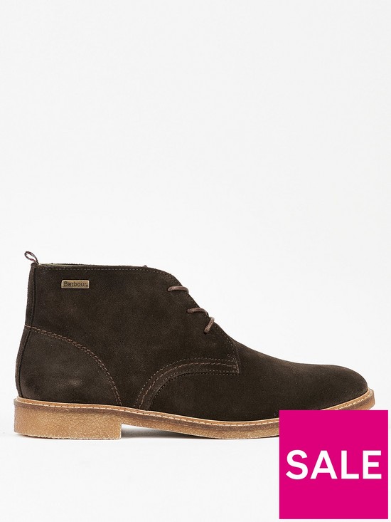 front image of barbour-sonoran-suede-chukka-boot