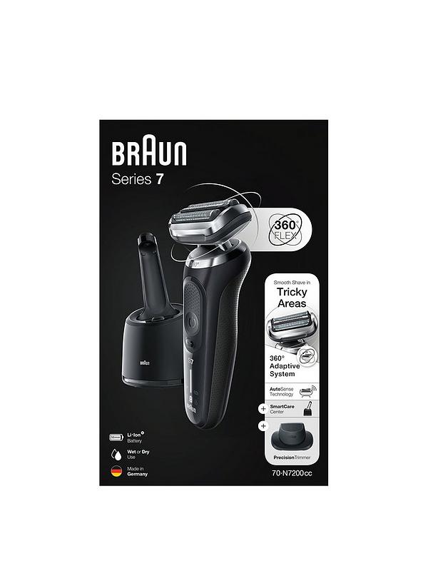 Image 2 of 5 of Braun Series 7 70-N7200cc Electric Shaver for Men with SmartCare Center and&nbsp;Precision Trimmer