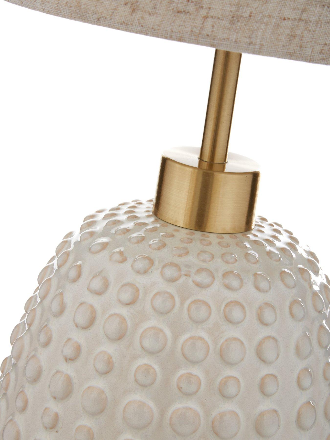 Image 3 of 5 of Very Home Casa Dot Textured Floor Lamp