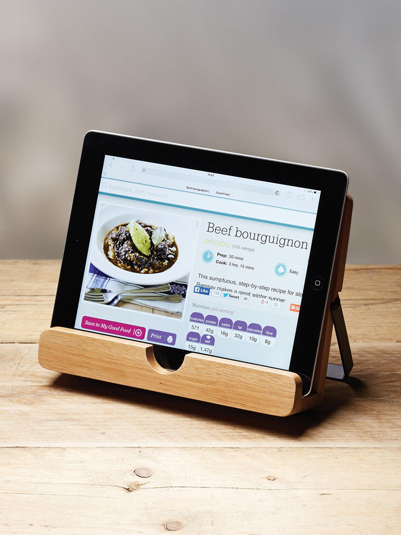 undefined Natural Elements Wood Cookbook Stand