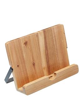 Product photograph of Natural Elements Natural Elements Wood Cookbook Stand from very.co.uk